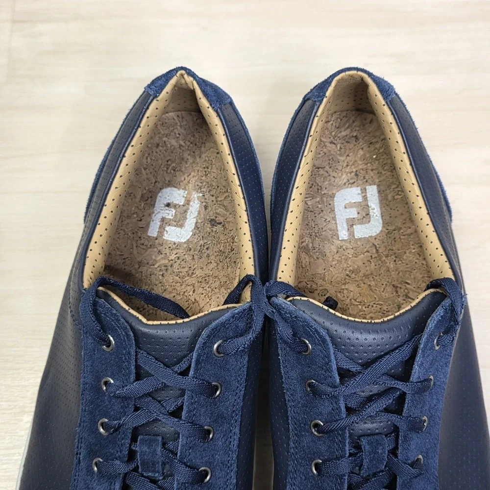 FootJoy Men's Blucher Club Casuals Golf Shoes Blue‎ 79056 Size 15